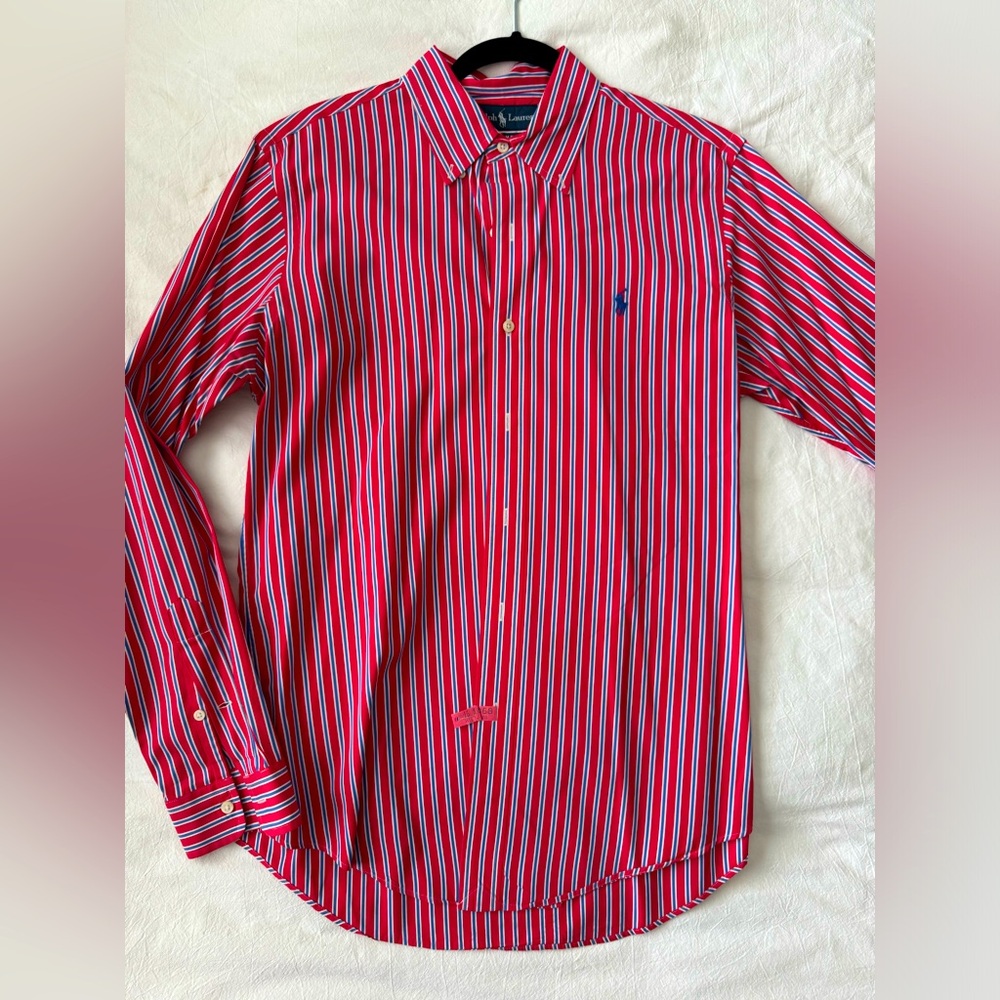 Men’s Ralph Lauren Custom Fit Long-sleeved button down Polo